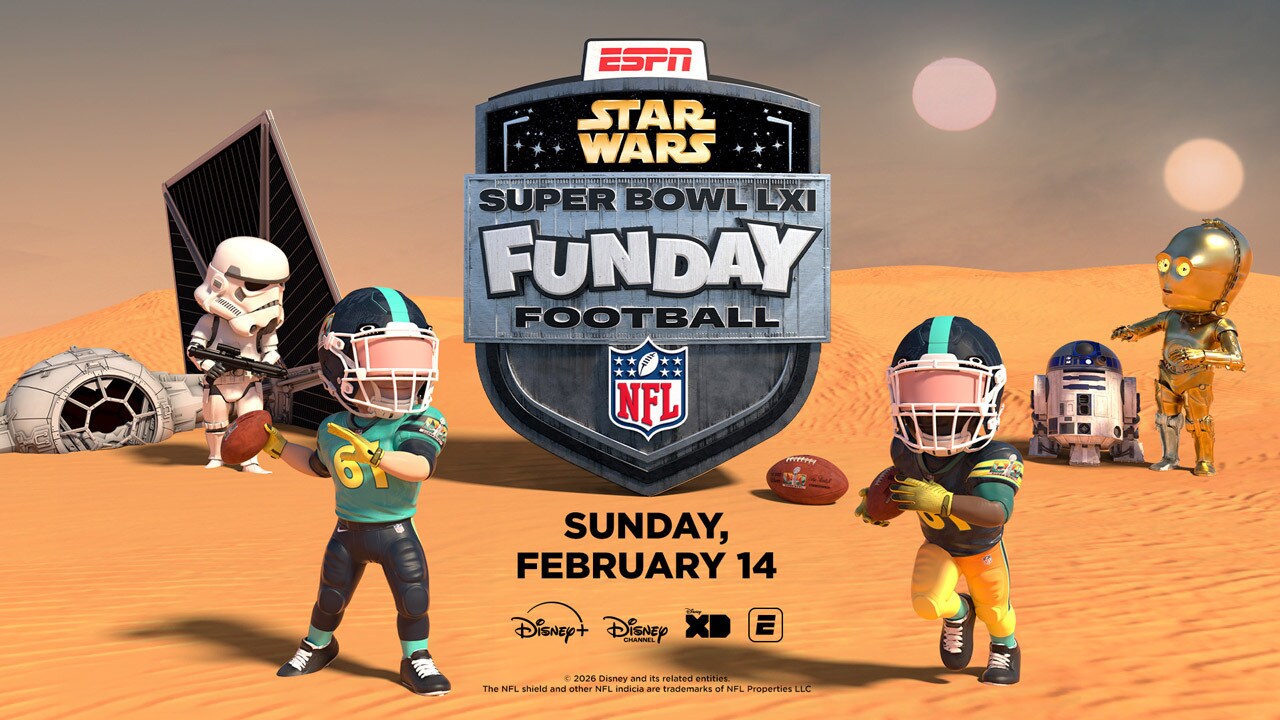 Star Wars Funday Football Super Bowl LXI key art