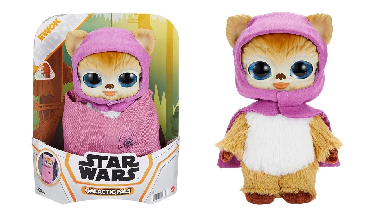 Star Wars Galactic Pals-inspired ewok plush