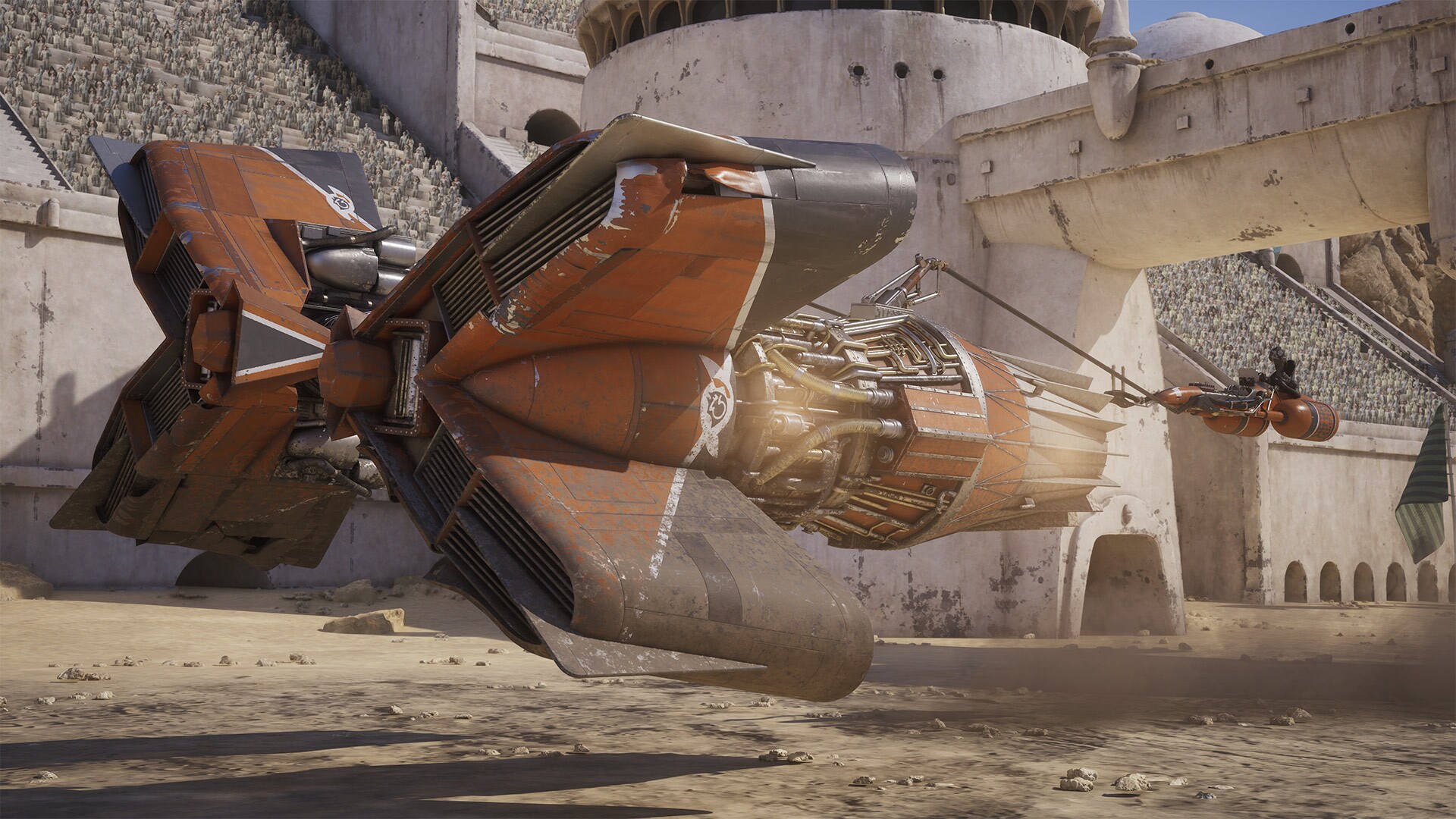 Sebulba’s podracer ready to go.