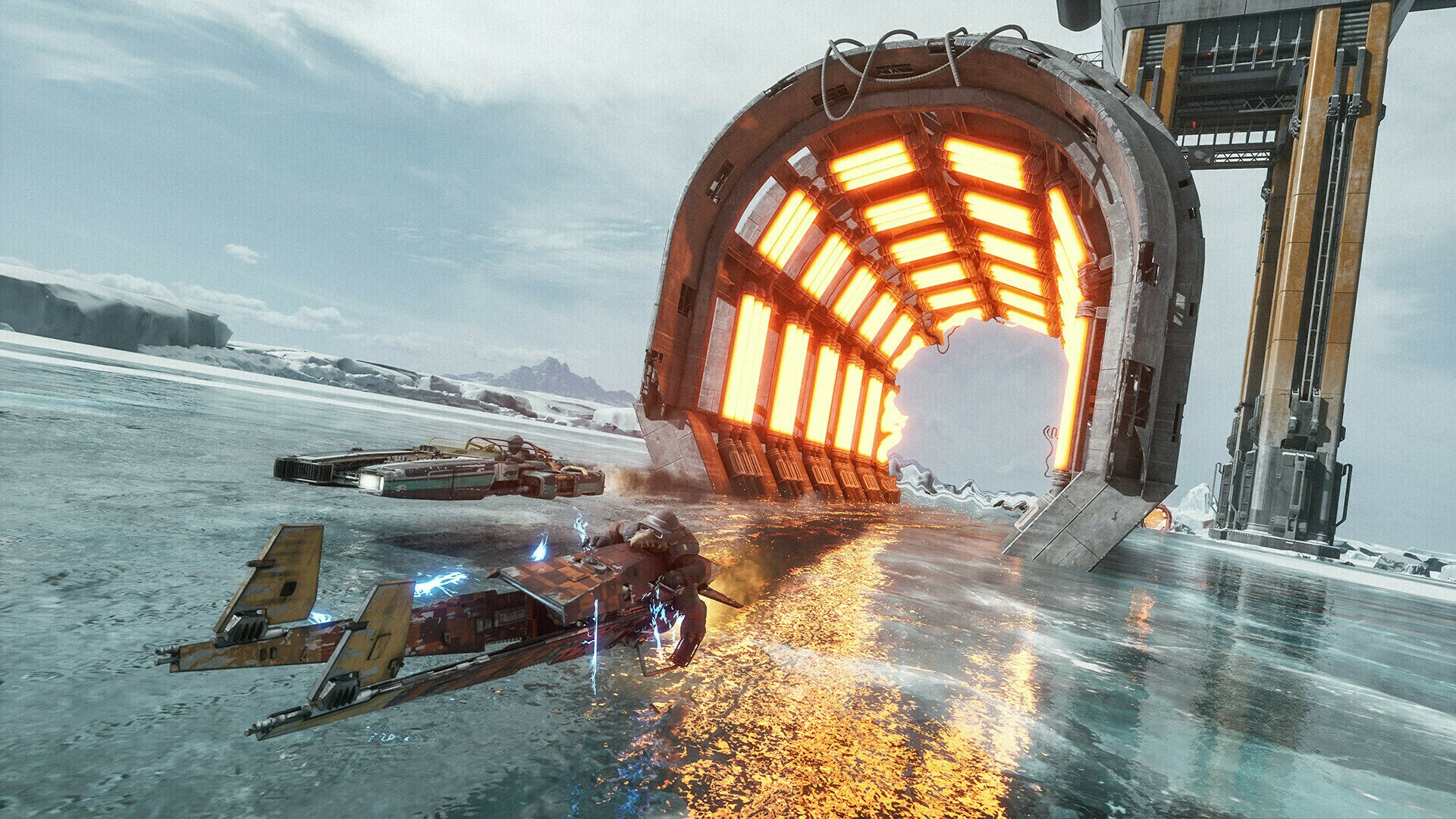 Gameplay of Star Wars: Galactic Racer.