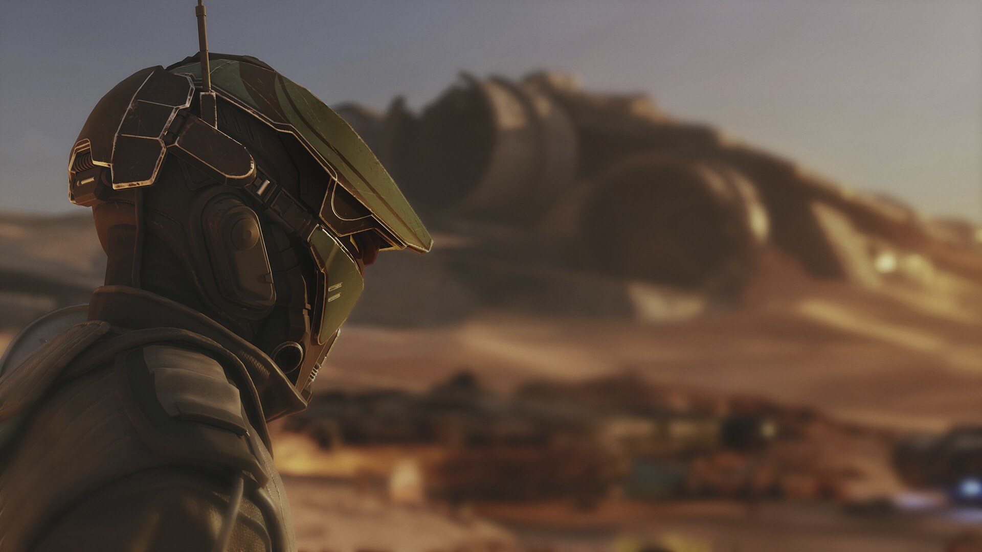 Shade surveys the Jakku racetracks.