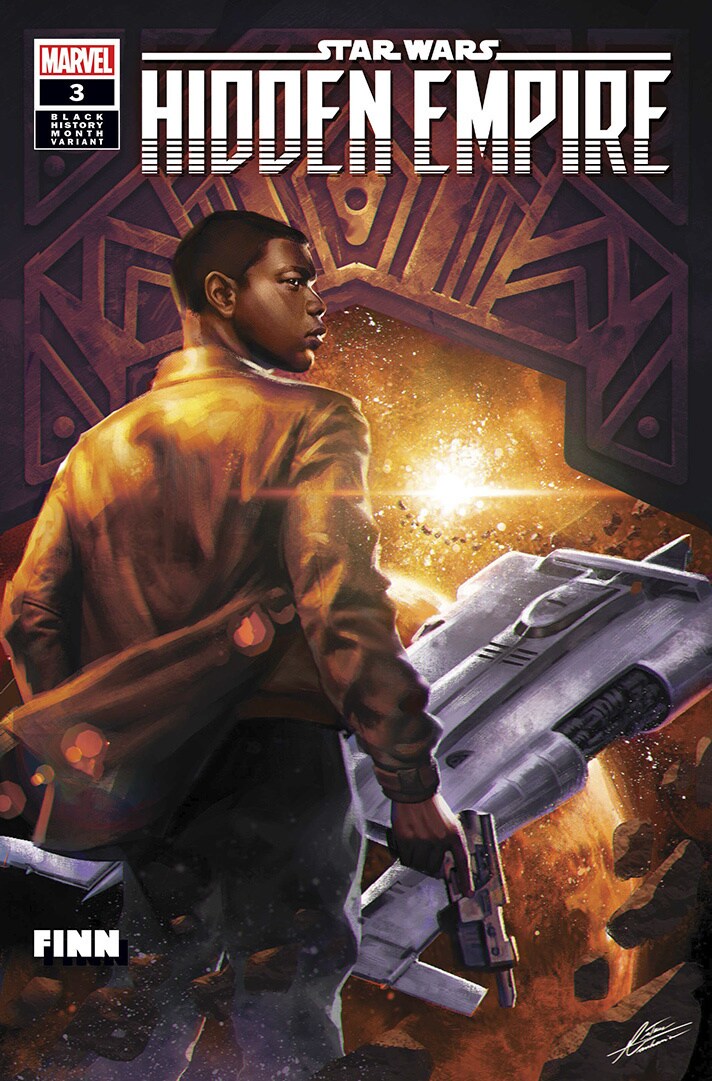 STAR WARS: HIDDEN EMPIRE #3 (OF 5) BLACK HISTORY MONTH VARIANT COVER BY MATEUS MANHANINI