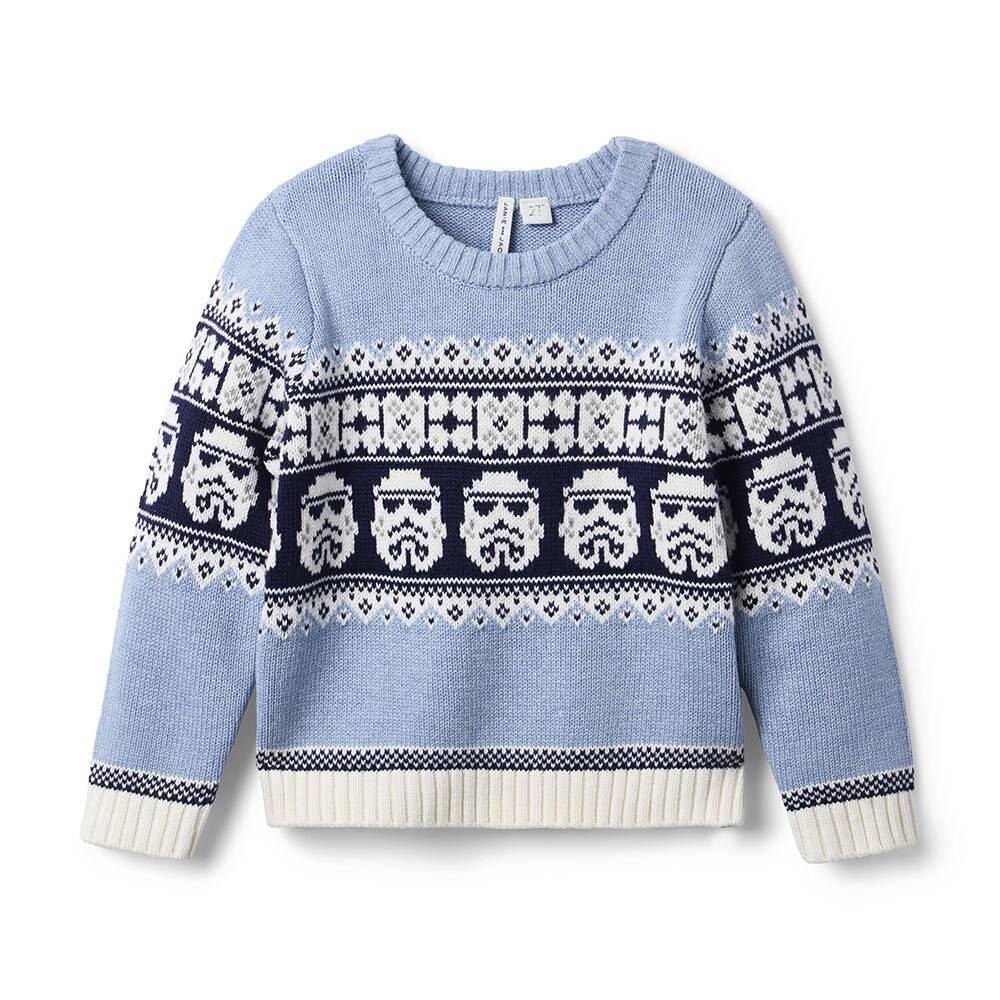 Star Wars Stormtrooper Fair Isle Sweater by Janie & Jack