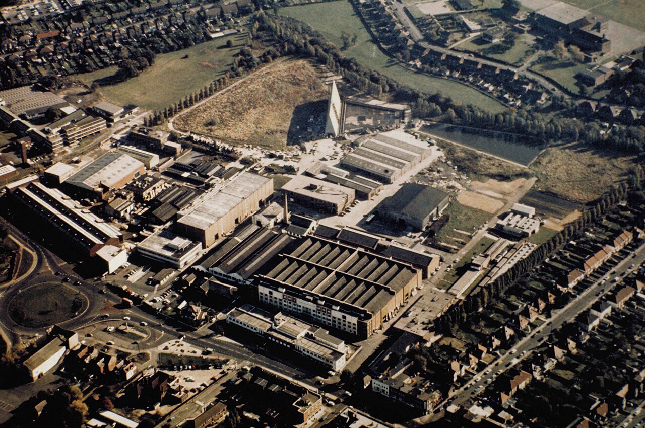 EMI Elstree Studios in Borehamwood in the mid-1970s. 