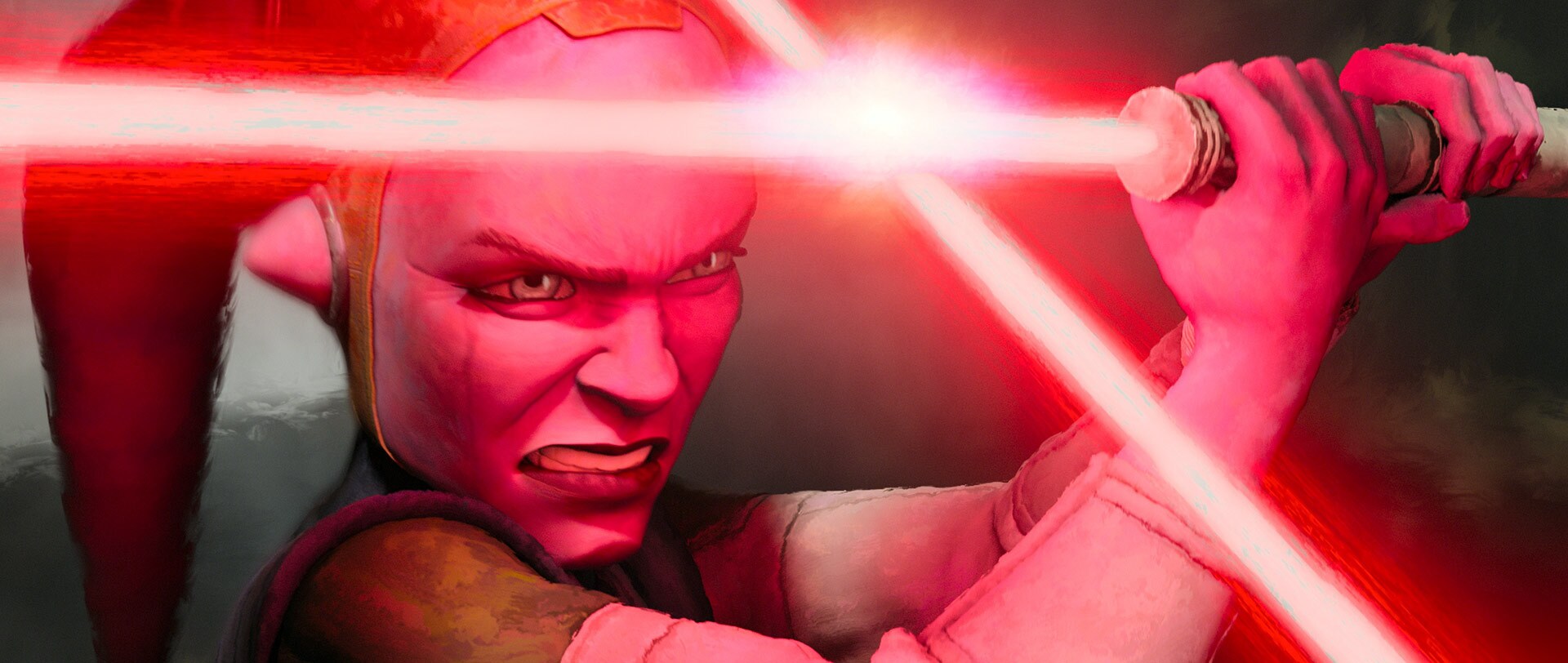 Devon blocks a lightsaber in episode 10 of Star Wars: Maul - Shadow Lord.