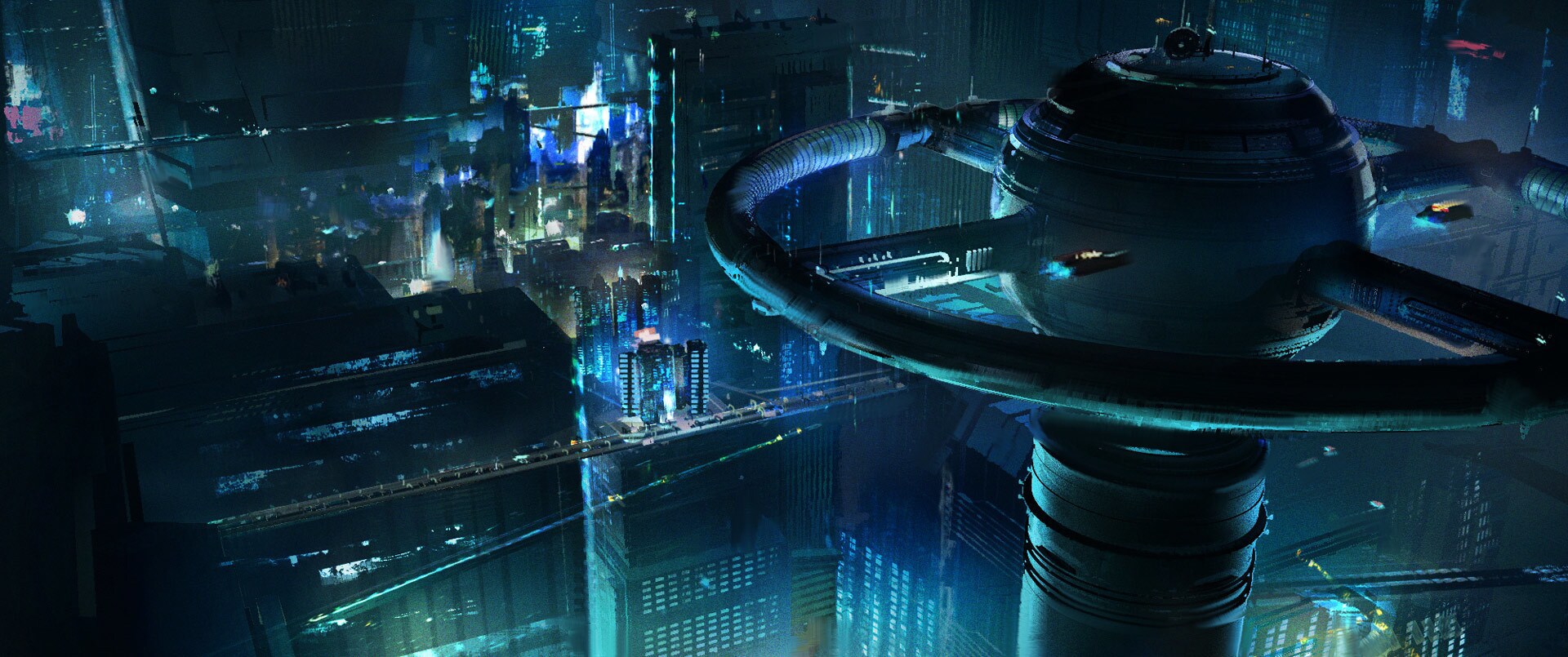 Janix Civil Defense HQ concept art by Molly Denmark.