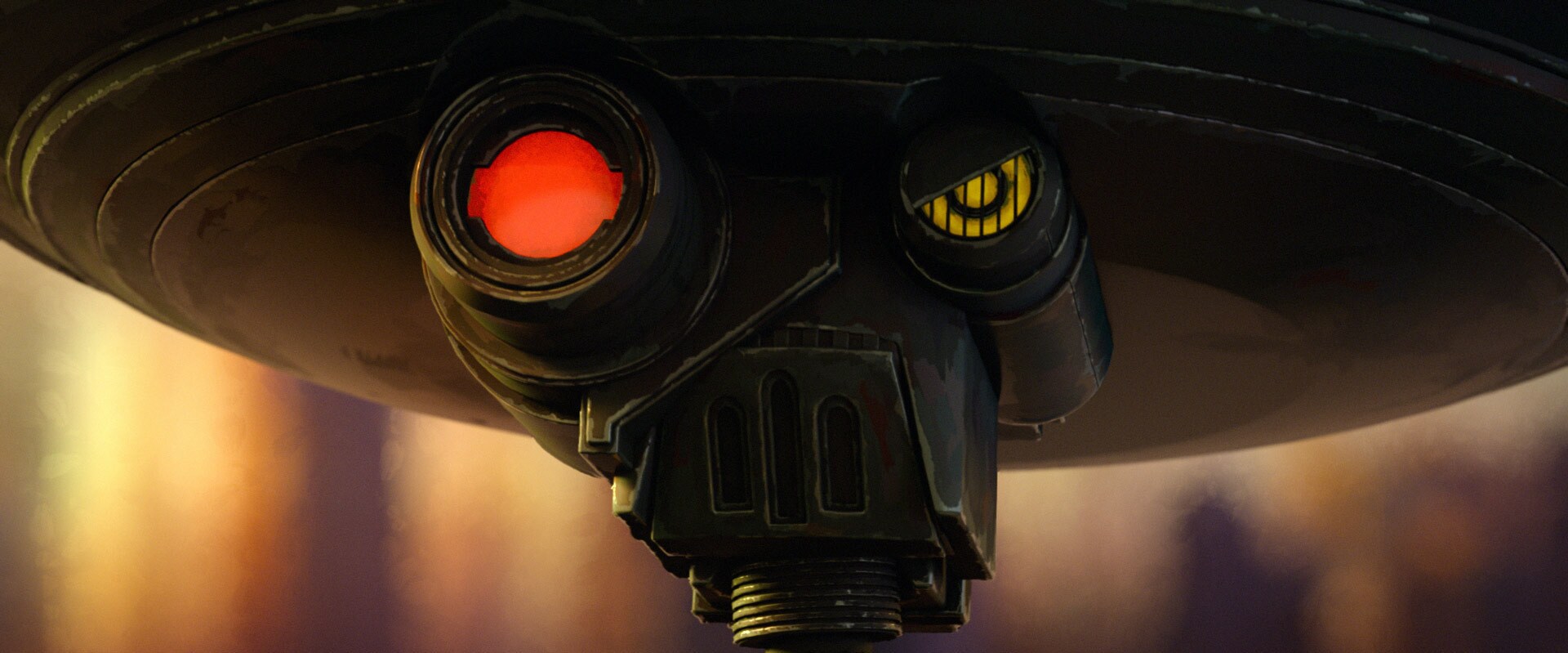 A close up of Spybot.