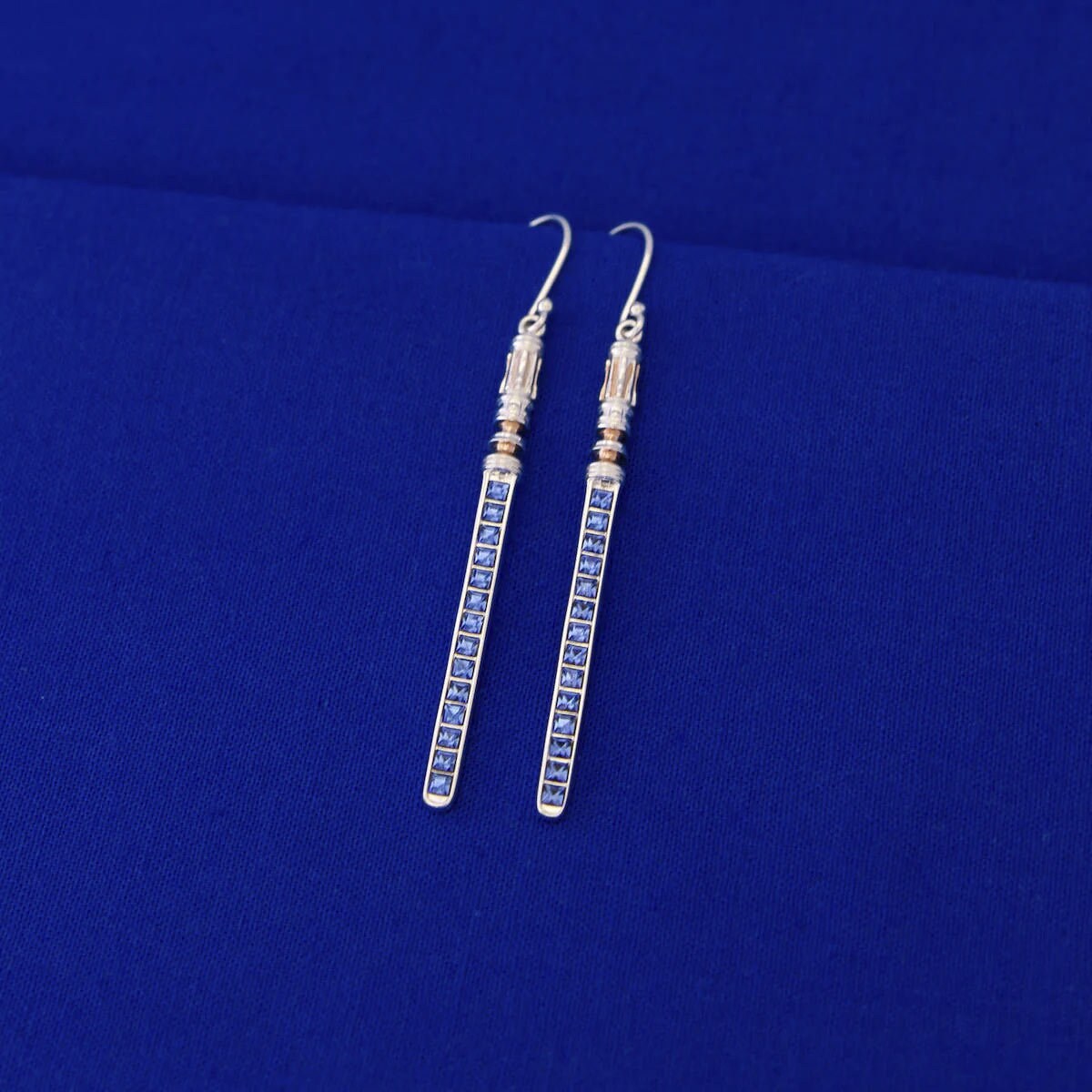 Star Wars X RockLove Leia Organa Crystal Lightsaber Earrings by RockLove