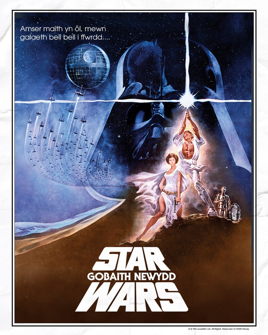 Star Wars: A New Hope Welsh Poster
