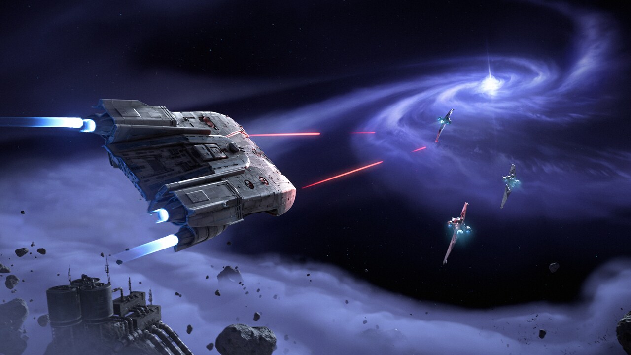 Khepi Space in Star Wars Outlaws: A Pirate’s Fortune.