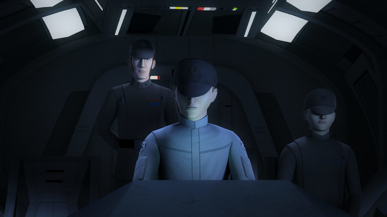 The Imperial captain of the cargo ship, unnamed in the final episode, was Captain Wells in earlie...