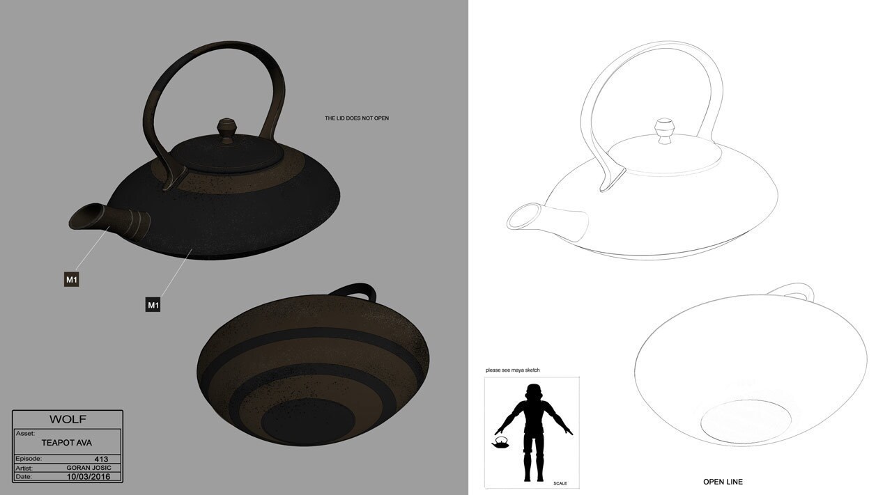 Teapot concept art by Goran Josic.