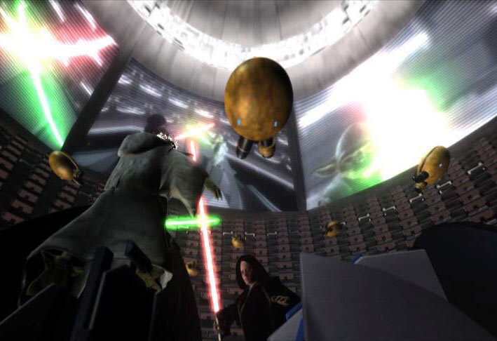 A pre-vis animatic of Yoda and Palpatine's duel.