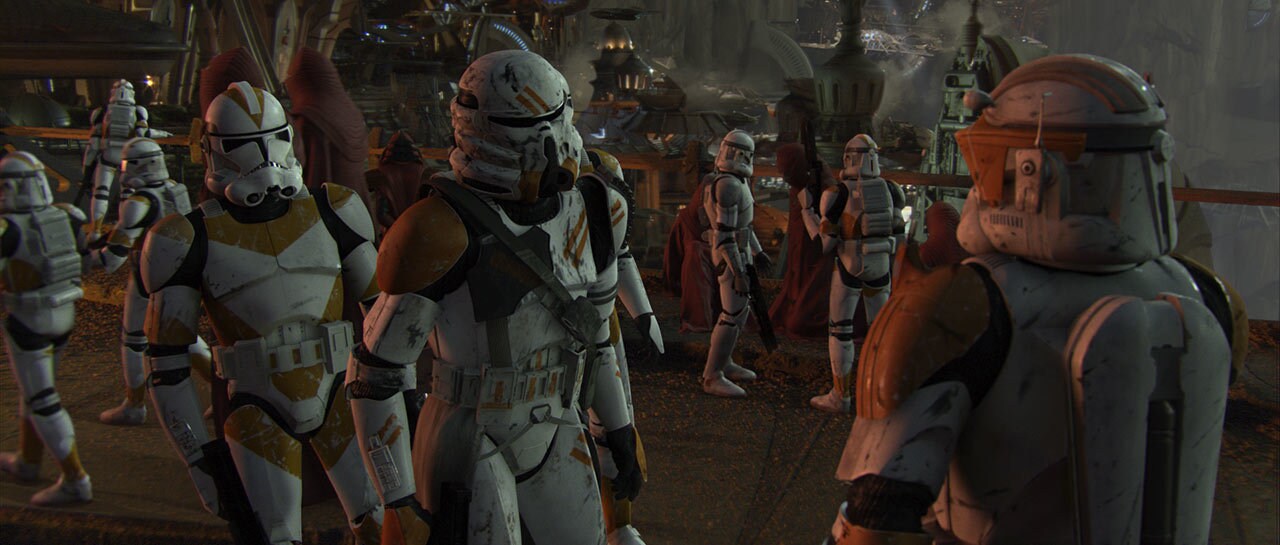 Clones in Revenge of the Sith.