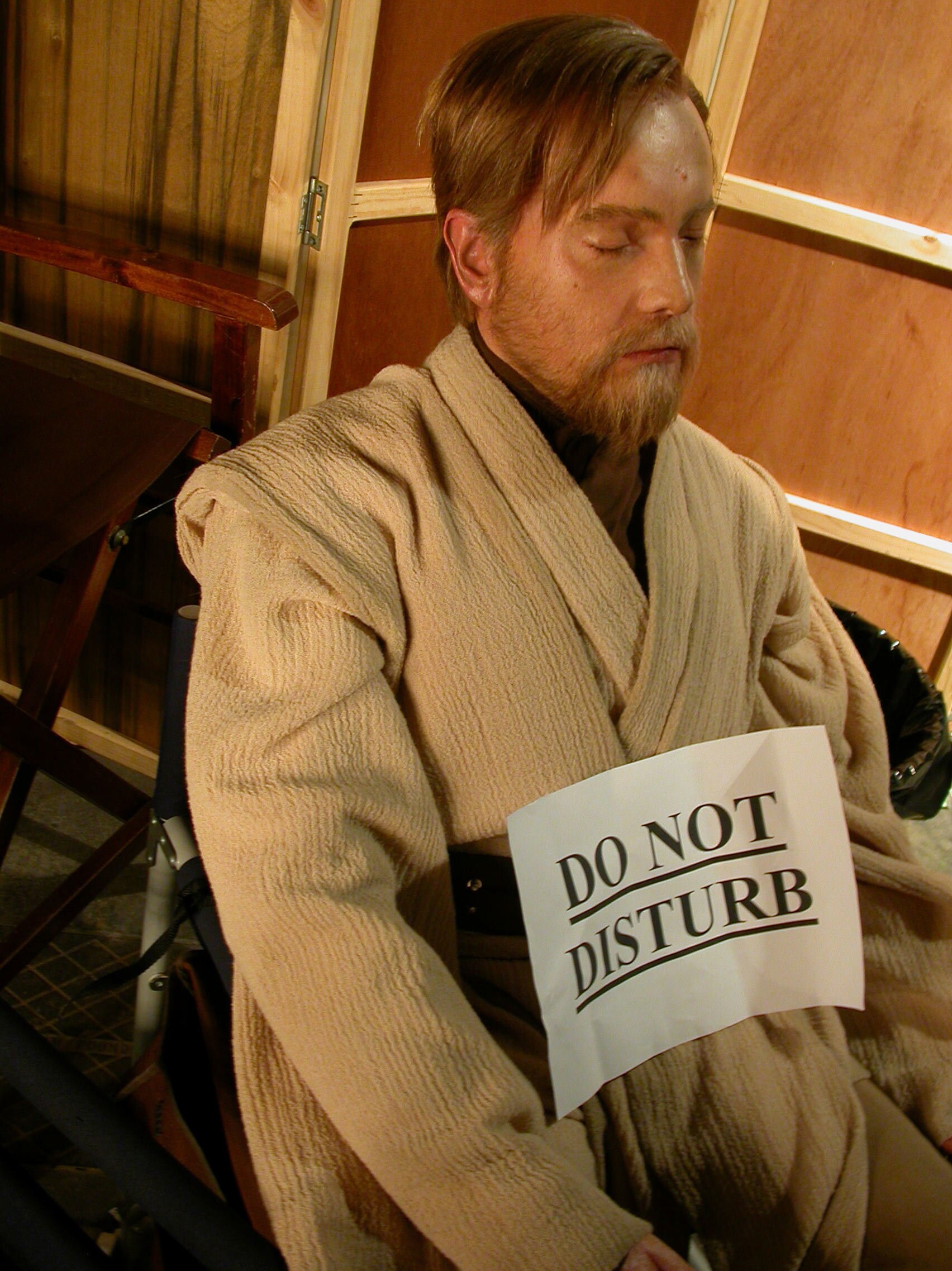 A full-size Ewan McGregor dummy.