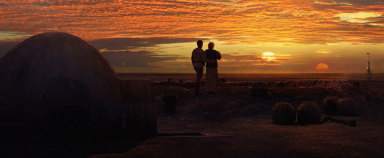 Tatooine twin suns.