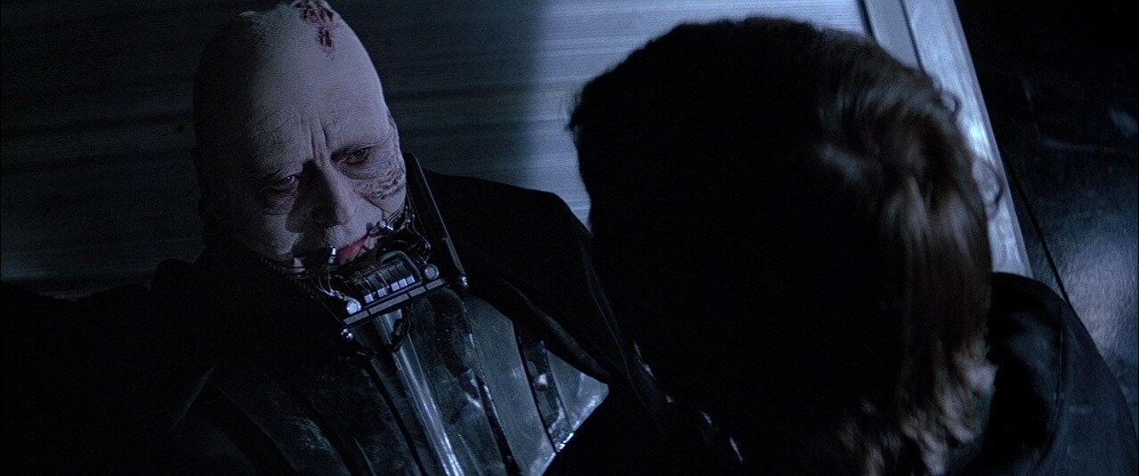 “You already have, Luke. You were right about me. Tell your sister...you were right.” Vader.