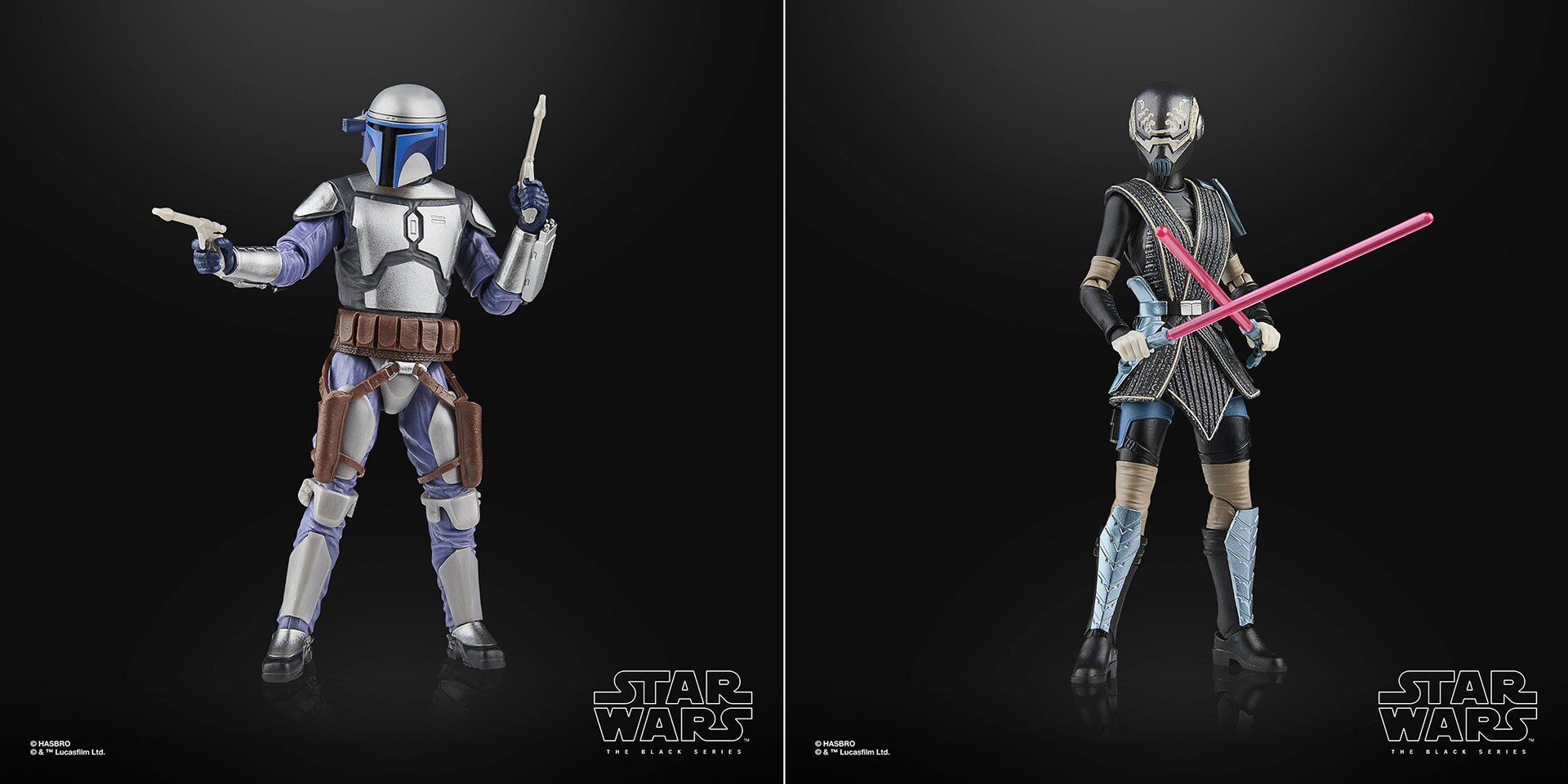 SDCC 2025: Hasbro's Jango Fett and assassin-turned-bounty-hunter, Asajj Ventress