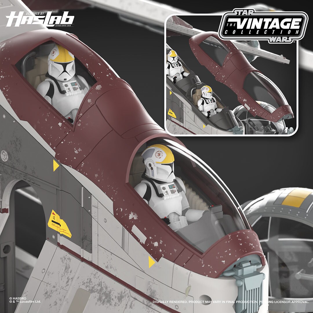SDCC 2025: HasLab's Star Wars with The Vintage Collection LAAT/i Republic Gunship pilots