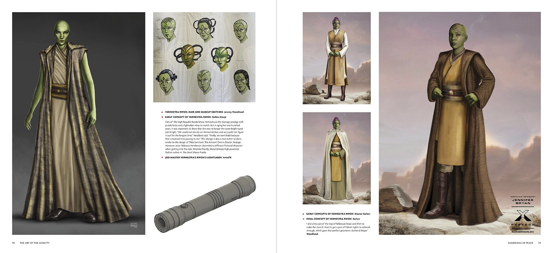 The Art of The Acolyte interior pages