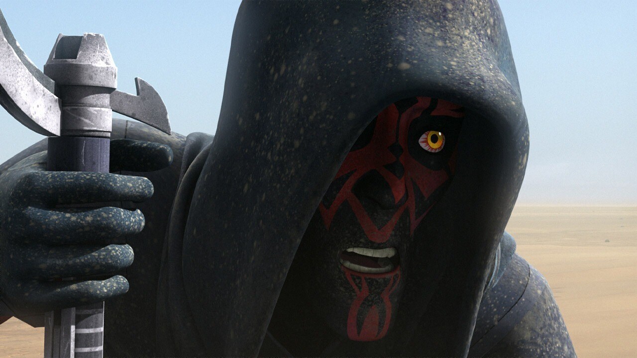 Hooded Maul in the desert