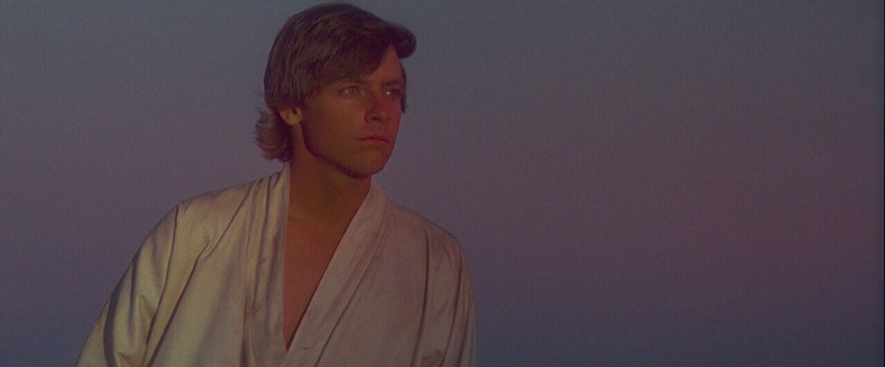 Luke in Star Wars: A New Hope