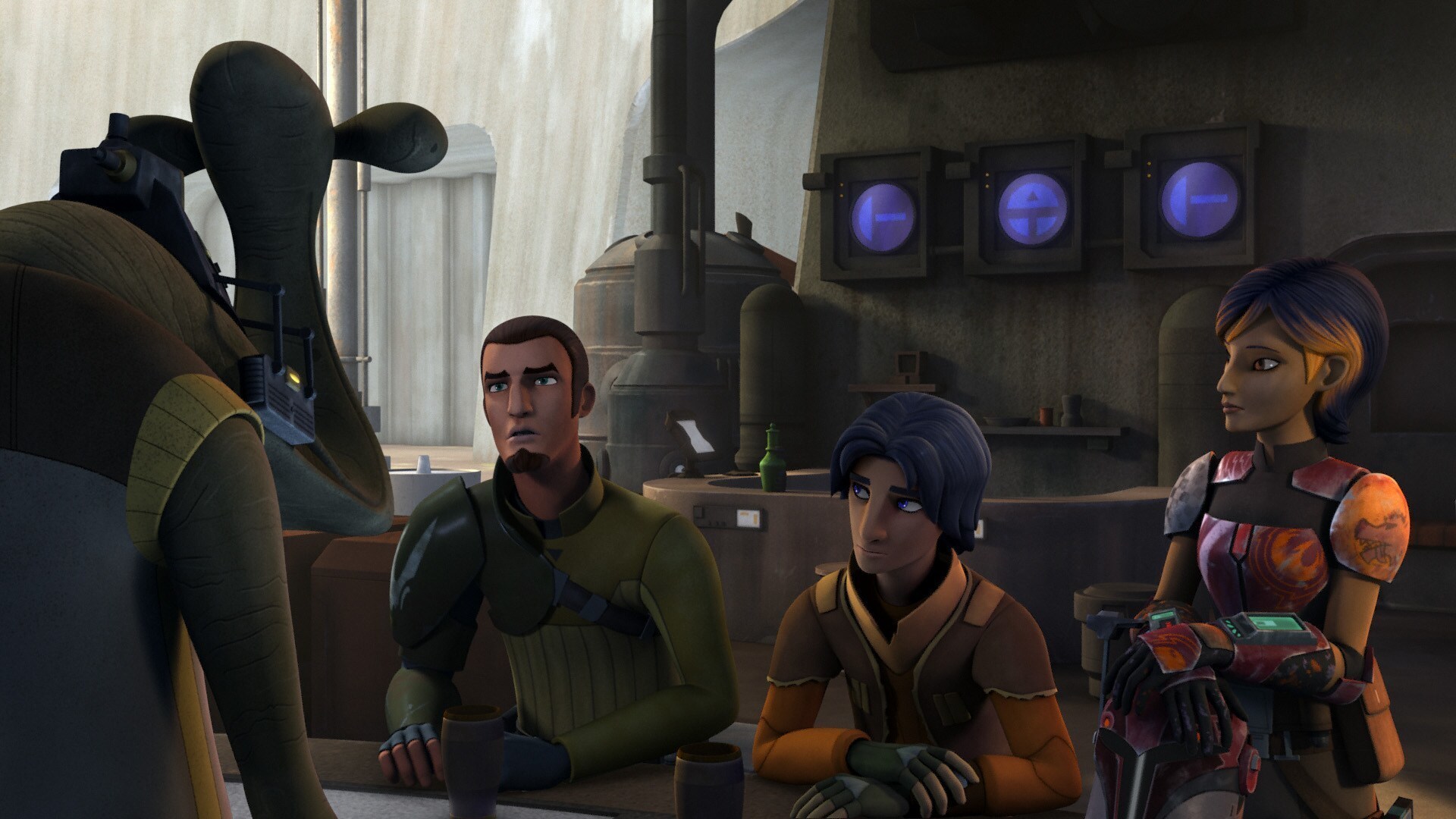 The Ghost crew in Star Wars Rebels – “Empire Day”