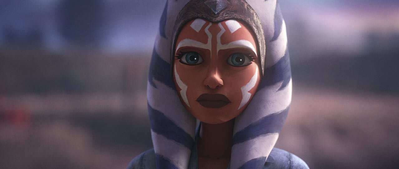 A close up of Ahsoka Tano