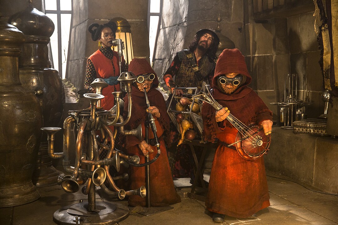 The quartet at Maz's Castle.