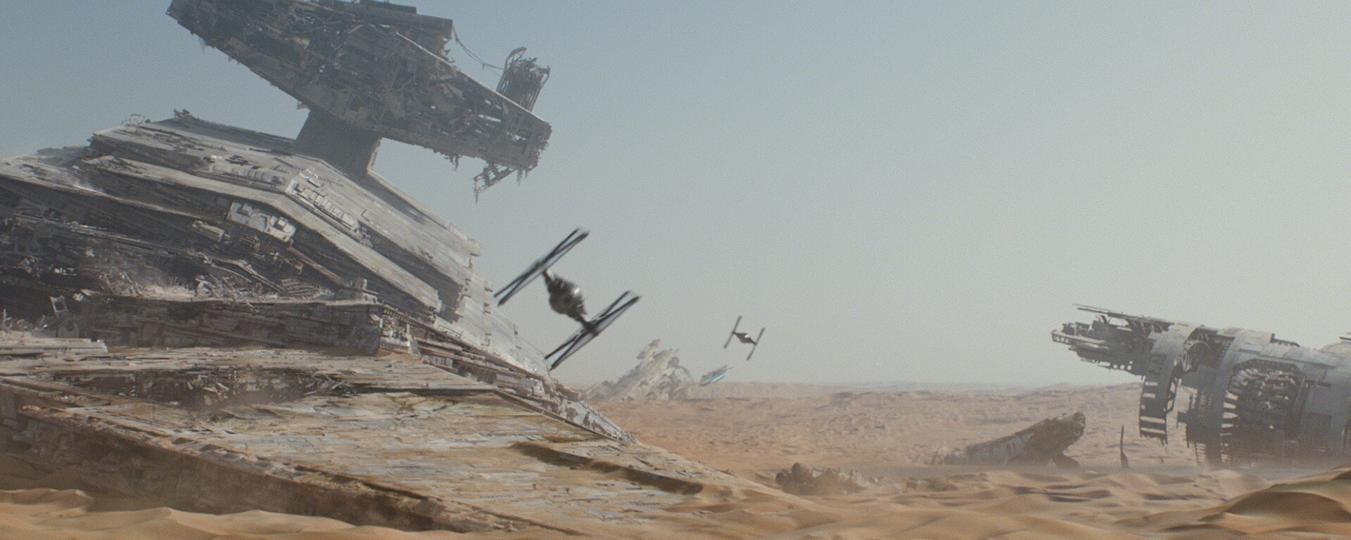 The Graveyard of Giants in Star Wars: The Force Awakens.