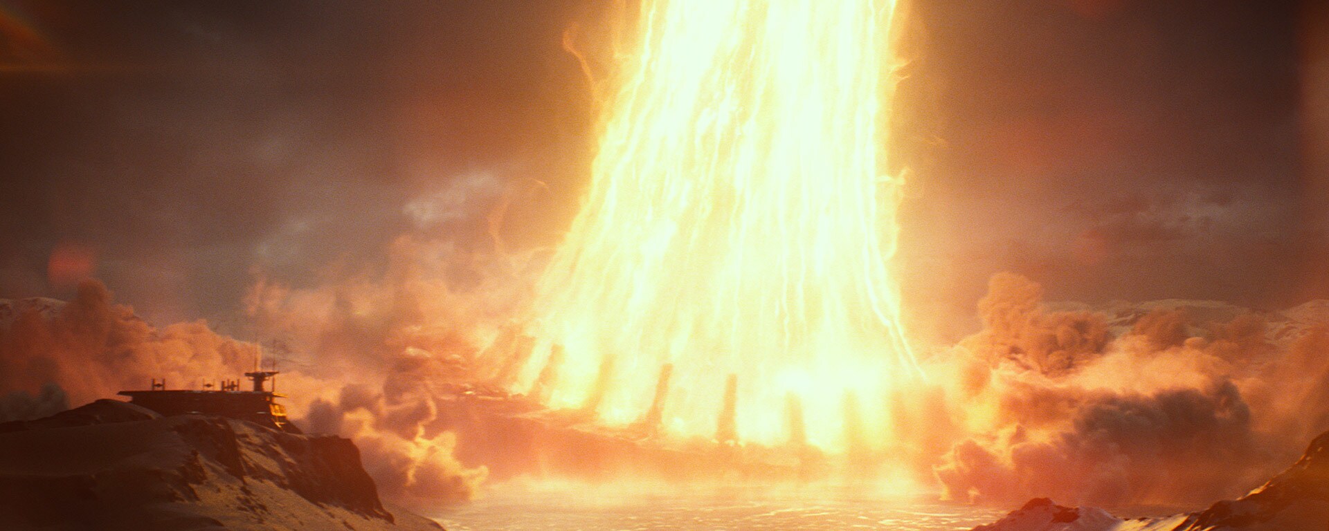 The planet-annihilating power of Starkiller Base.
