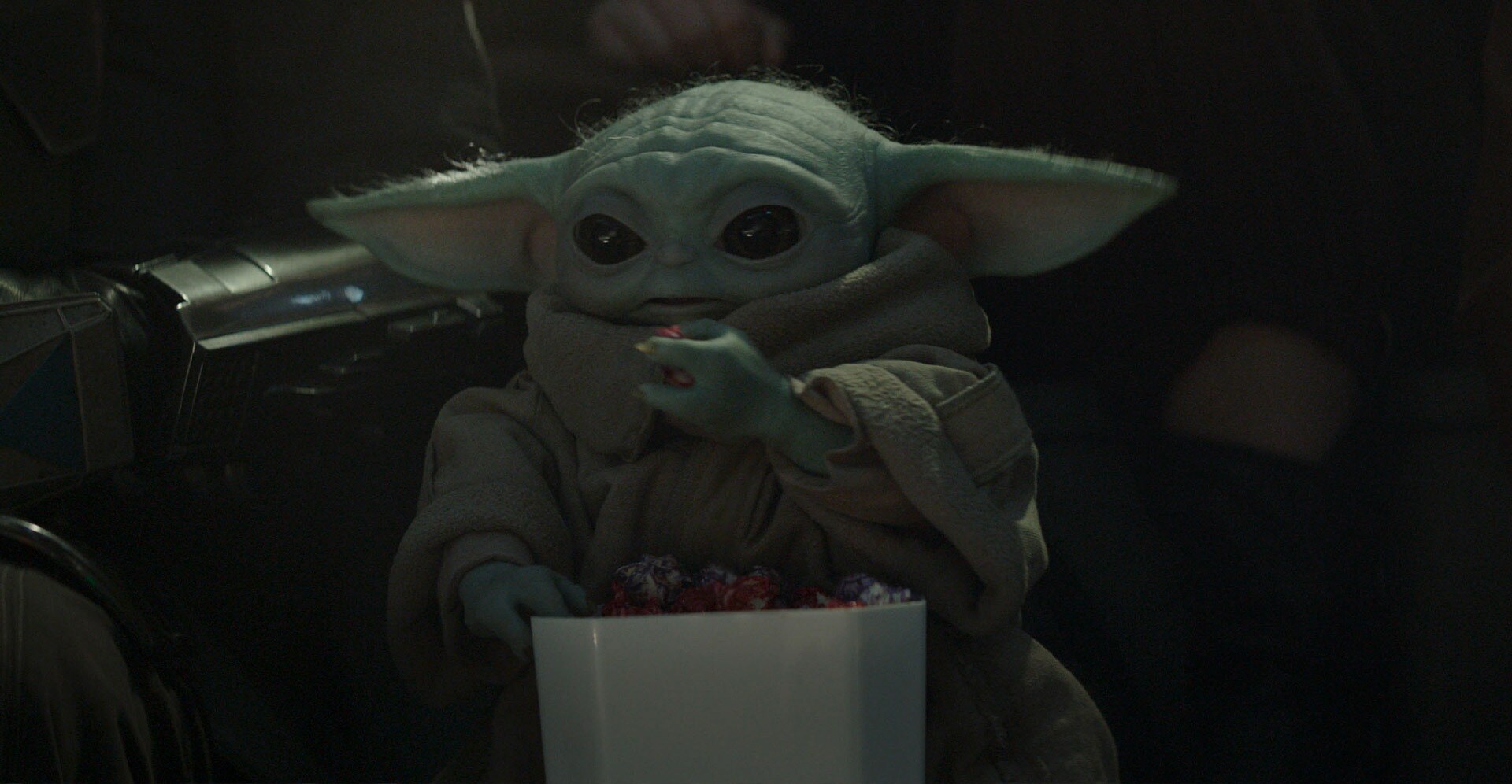 Grogu in star Wars: The Mandalorian and Grogu.
