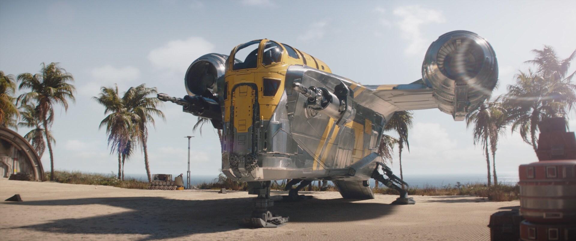 The Razor Crest on Adelphi Base.