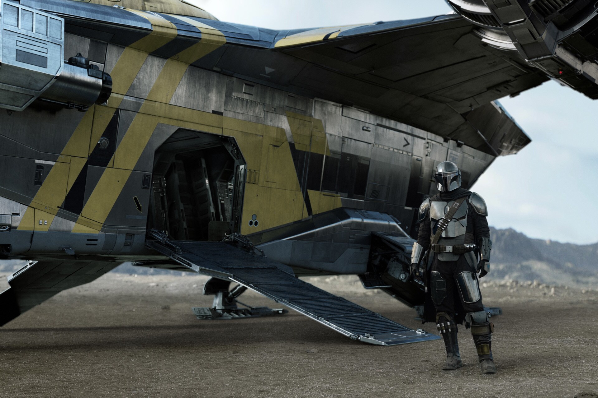 Din Djarin acquires a new version of his iconic ship, the Razor Crest.