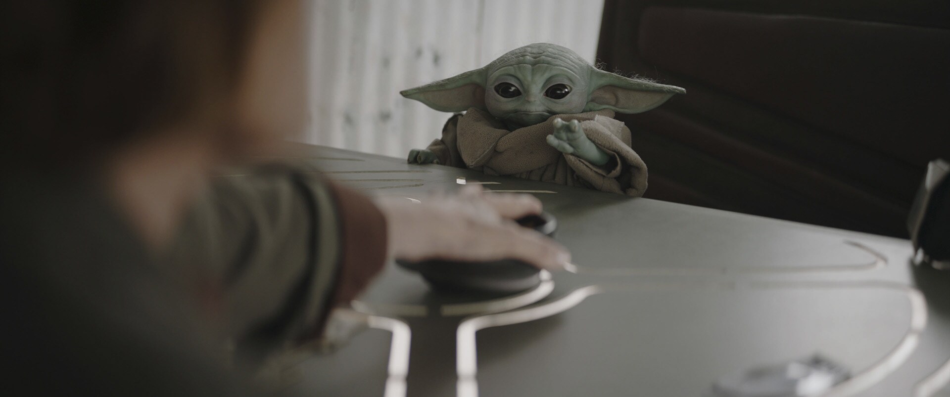 Grogu in Star Wars: The Mandalorian and Grogu.