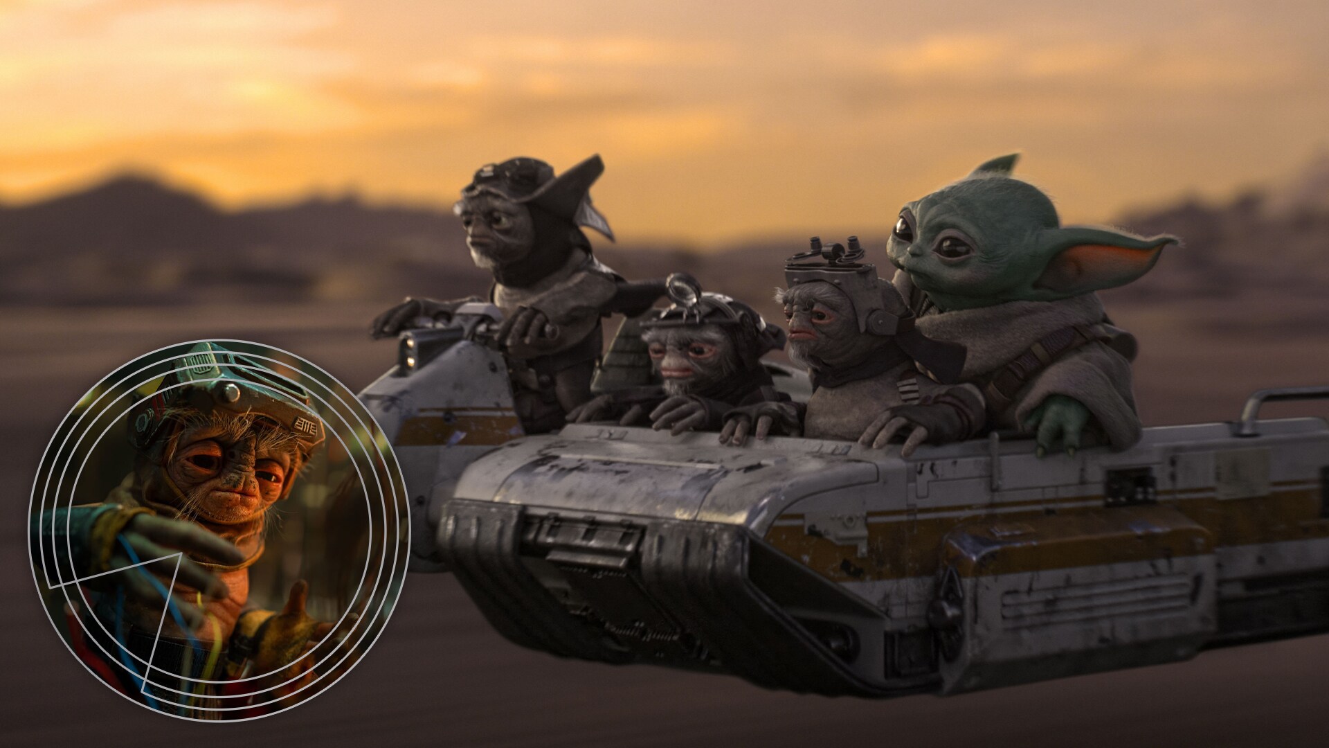 The Anzellan Droidsmiths and Babu Frik.