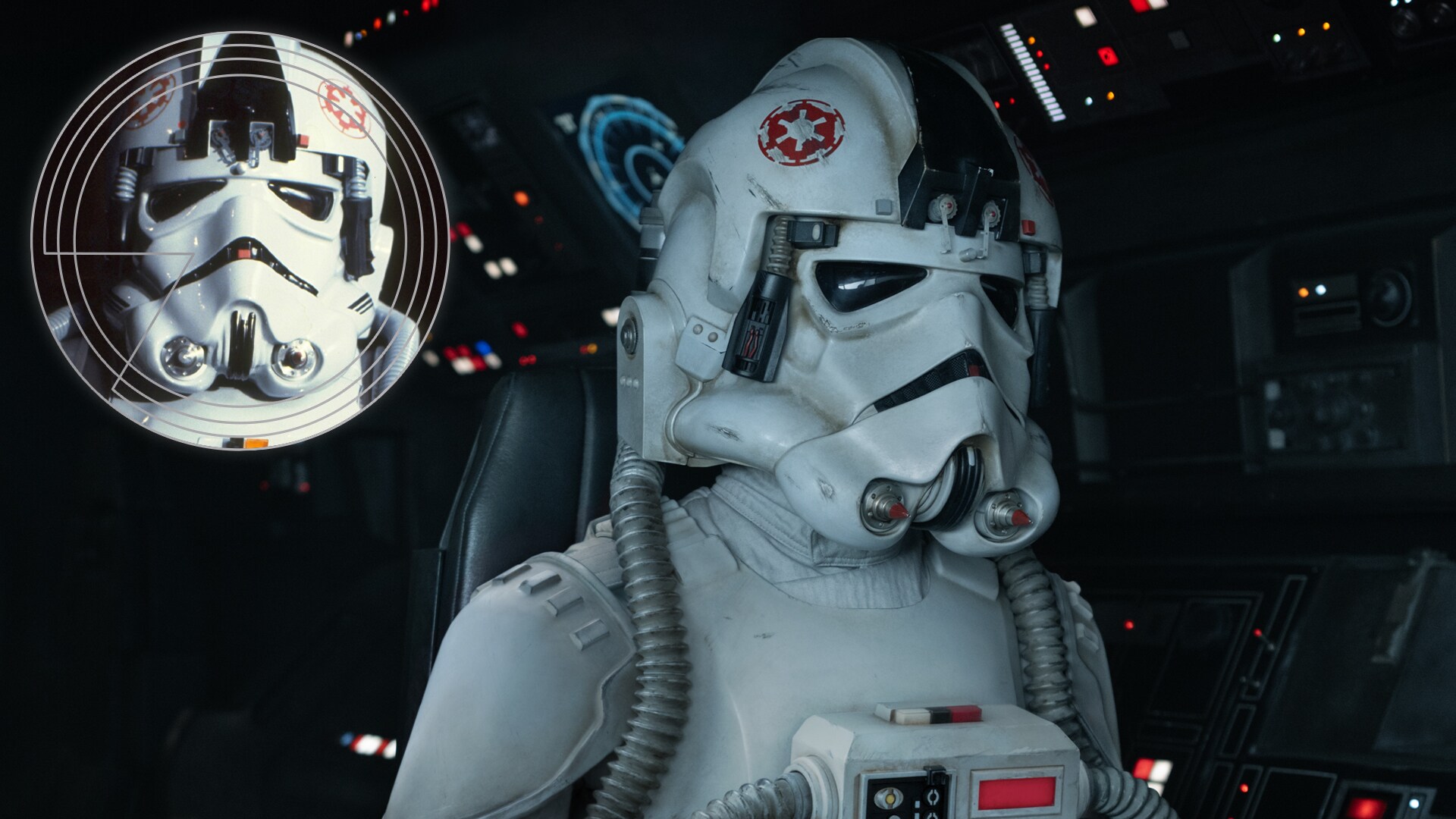 The AT-AT driver helmets were cast in light gray, matching what was done for The Empire Strikes Back.