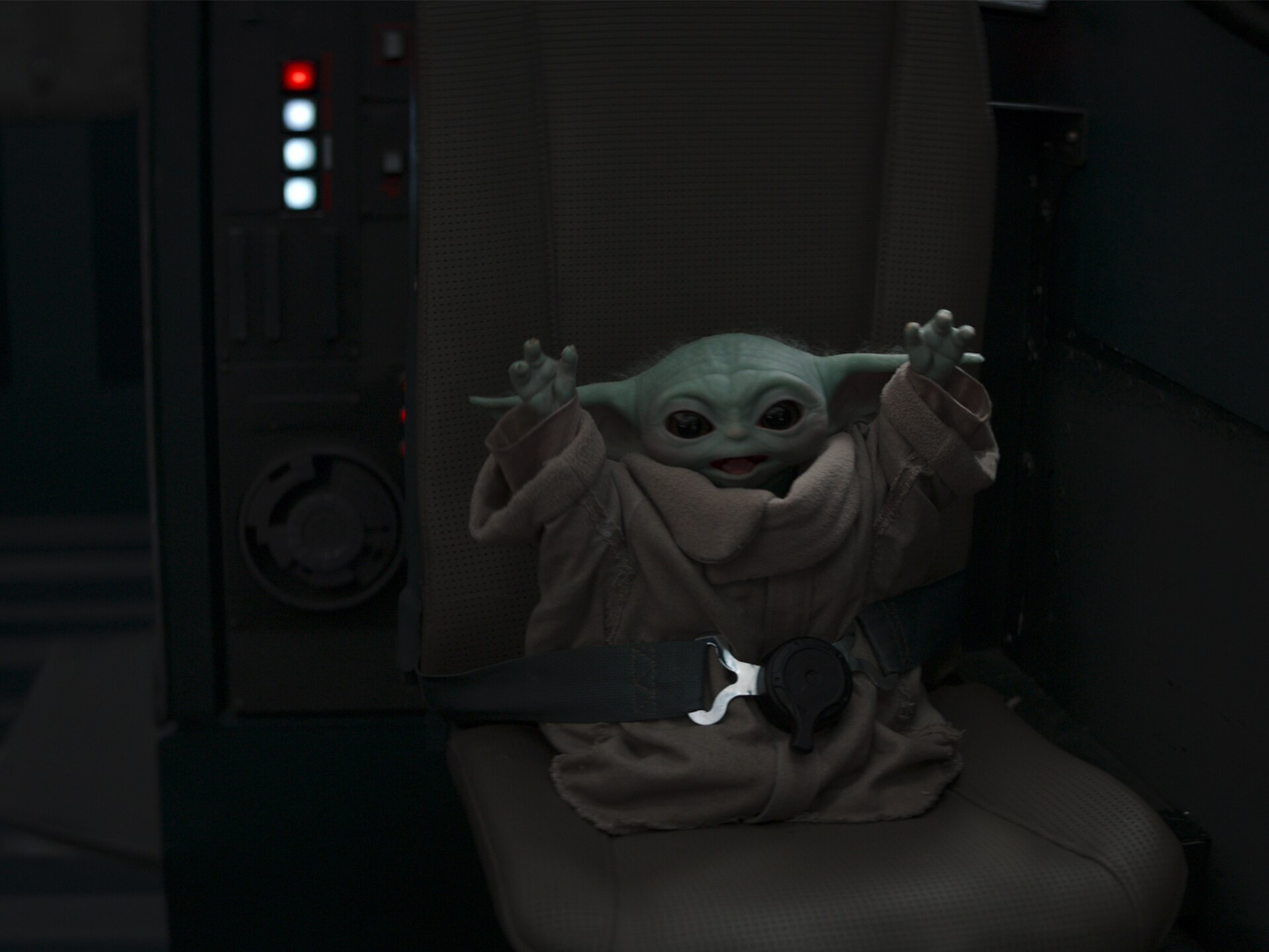 A 4:3 IMAX frame from The Mandalorian and Grogu.