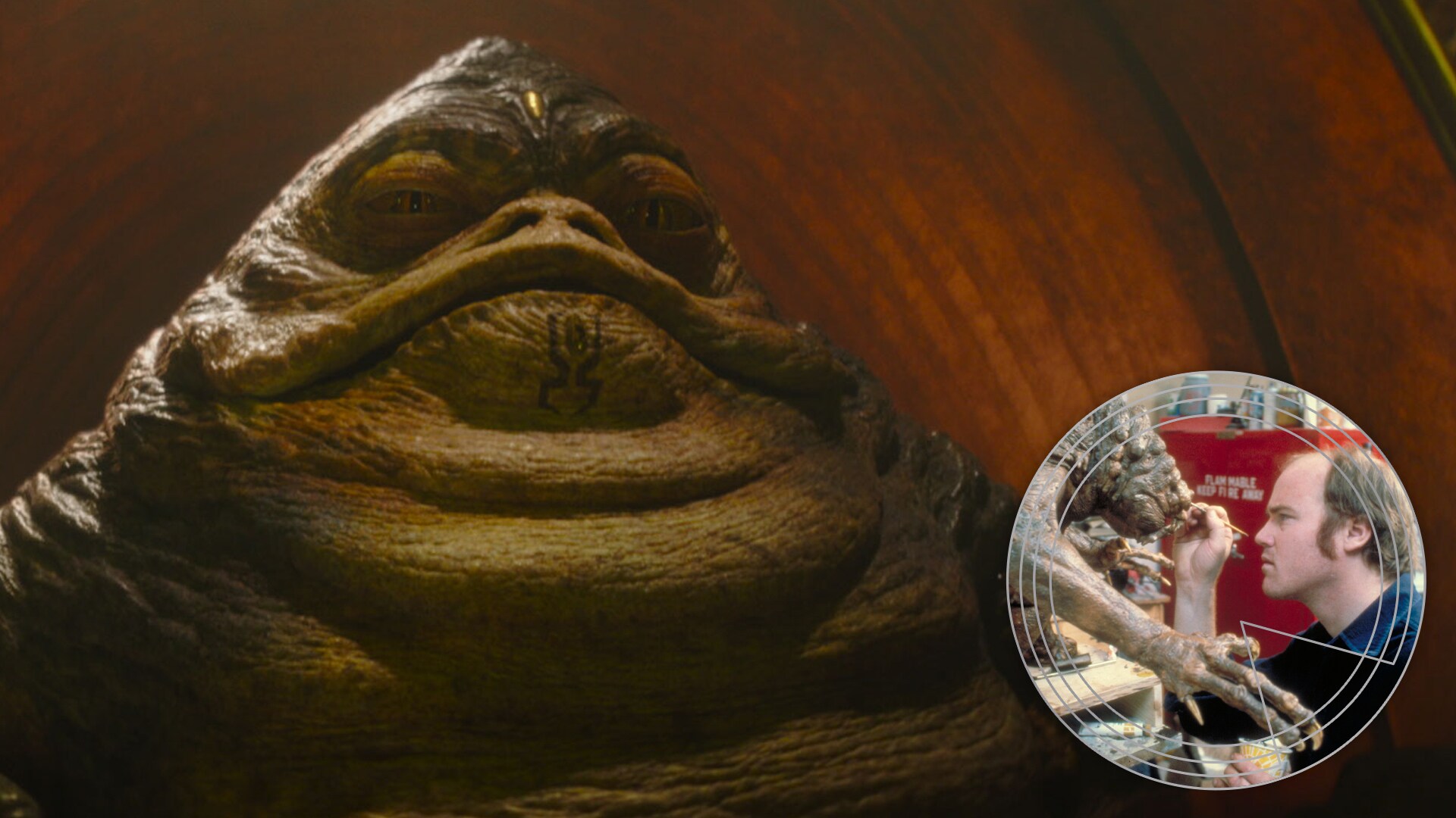 Phil Tippett headed the creature shop for Star Wars: Return of the Jedi, designing several creatures including Jabba the Hutt, the original template that all Hutts, like the Twins and Rotta, are based on.