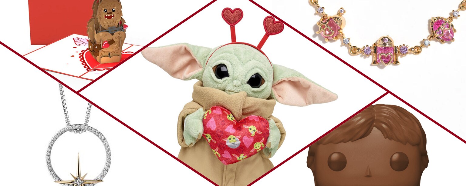 A collection of Star Wars Valentine's Day gifts.