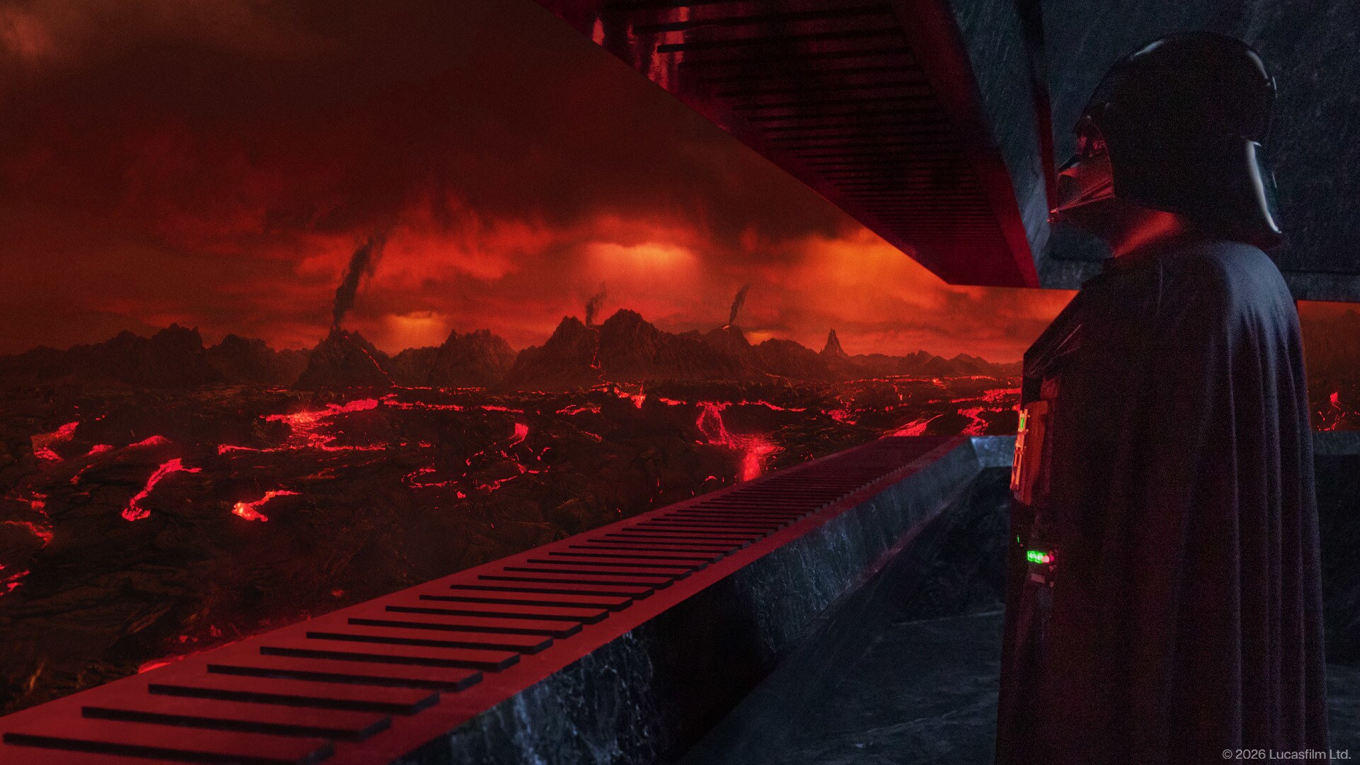 Darth Vader on Mustafar.