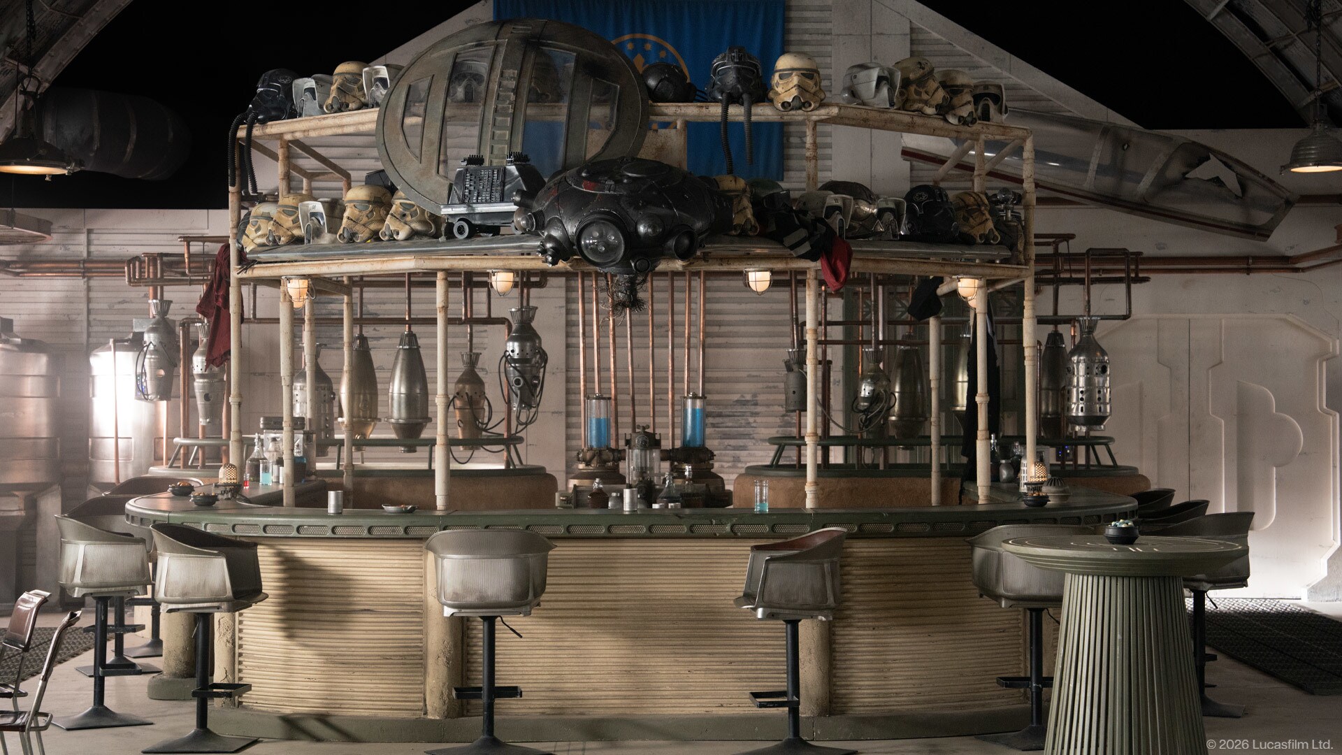 A bar in Star Wars: The Mandalorian and Grogu.