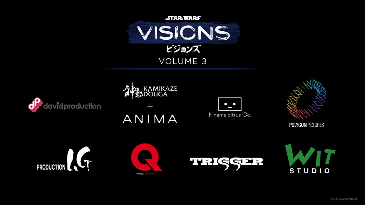 Star Wars: Visions Volume 3 studios