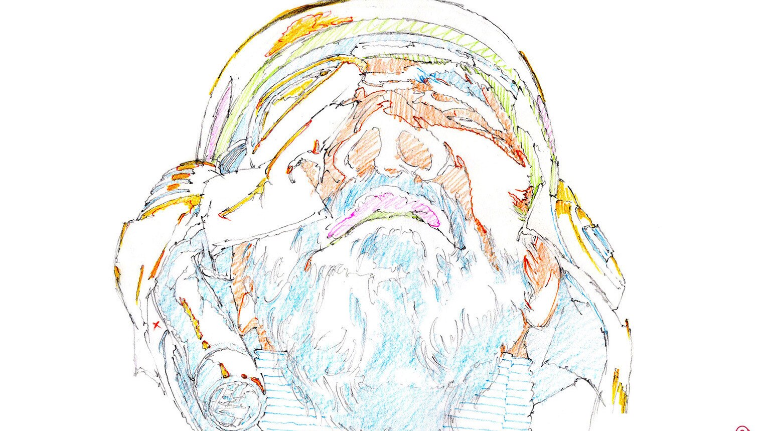 Stormtrooper close up concept art by Shinya Ohira.