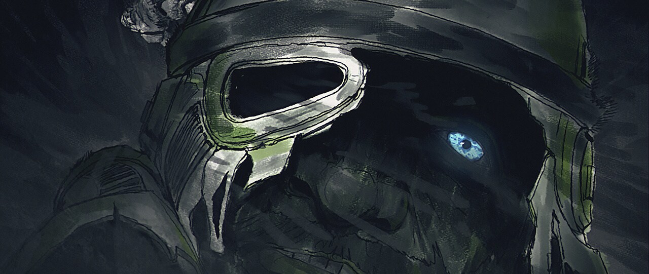 A close up of a scene from "BLACK".