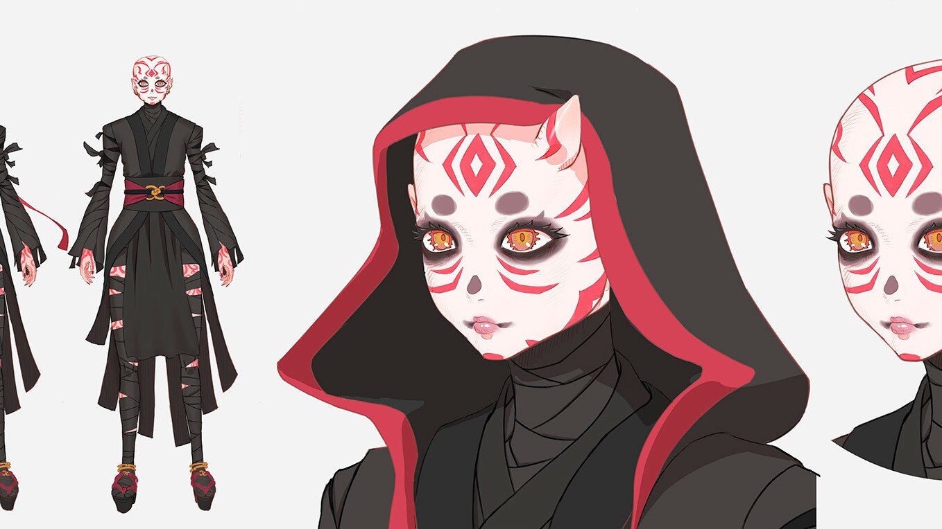 Aman concept art by Kazuma Teshigahara.