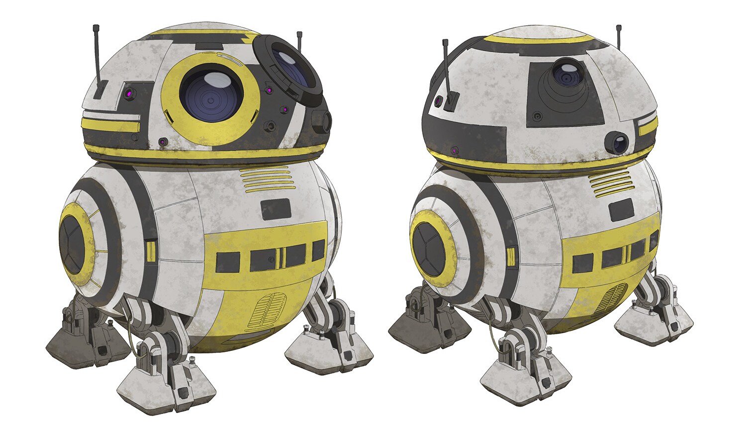 Daruma concept art by Satoshi Oshida and Takamichi Hasegawa.