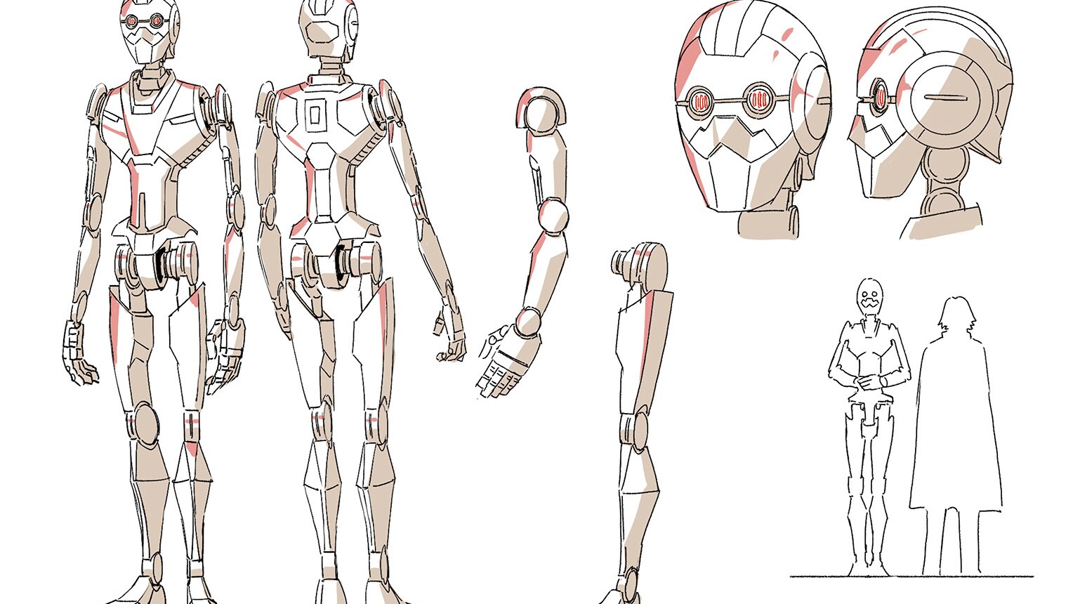 Jin-Sim's protocol droid concept art by Takuma Ebisu.