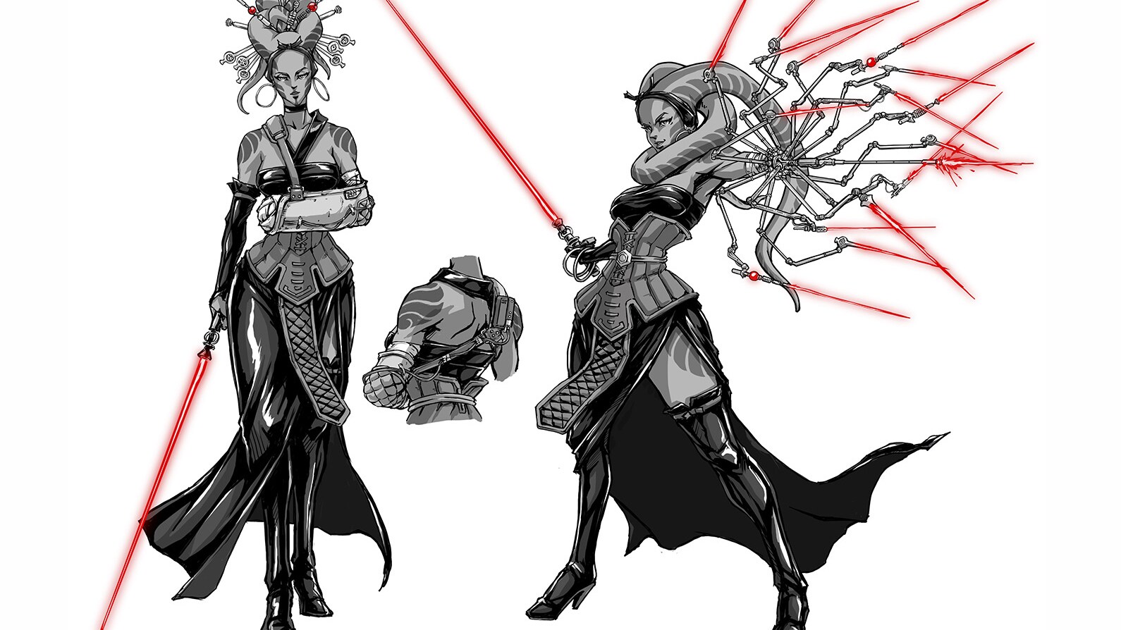 Anée-san concept art by Takashi Okazaki.