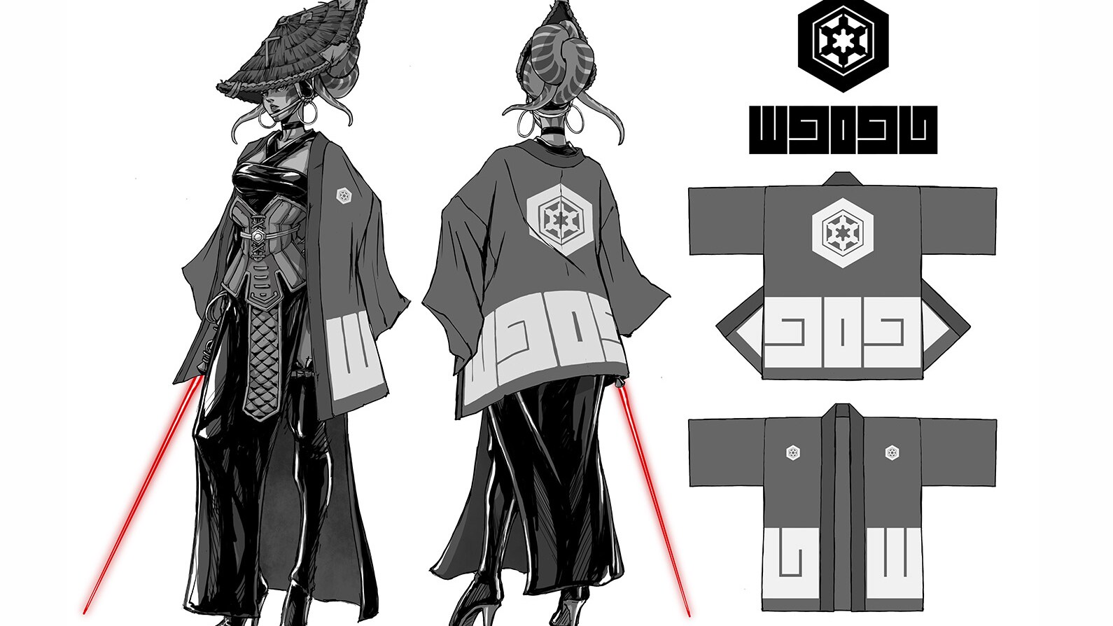 Anée-san concept art by Takashi Okazaki.